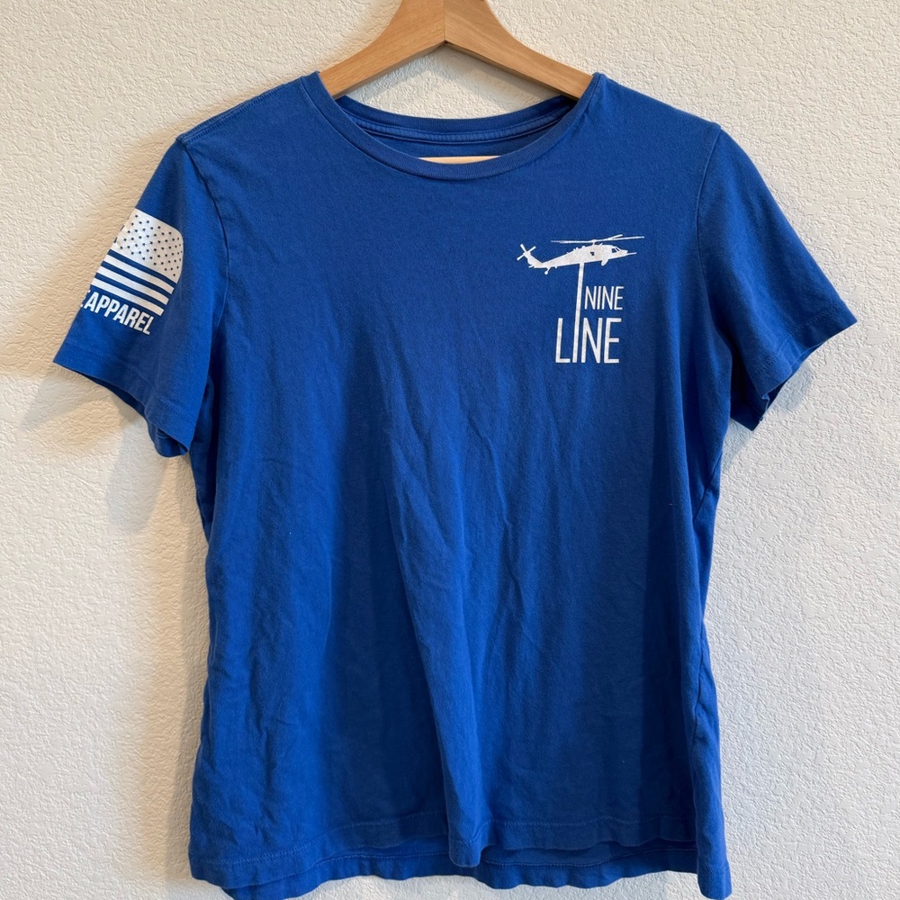 Women's Blue Short Sleeve Tee